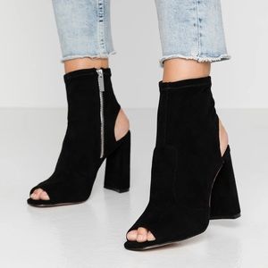 Black Stretch Zip Boots